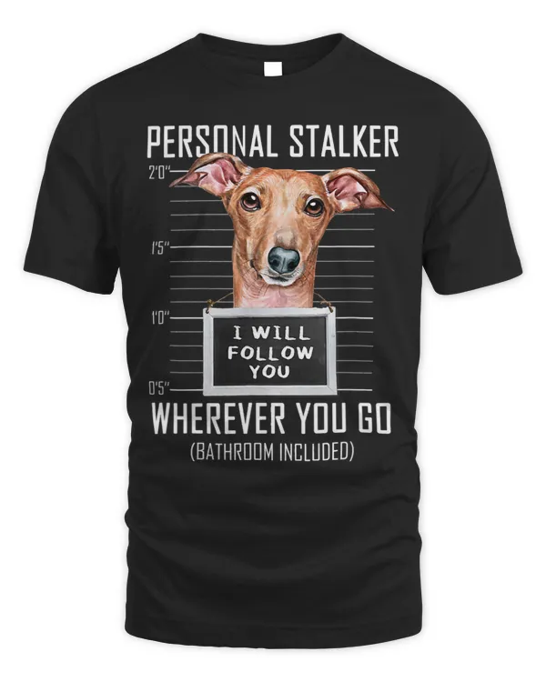 Dog Grayhound Personal Stalker Dog Greyhound I Will Follow You Mugshot