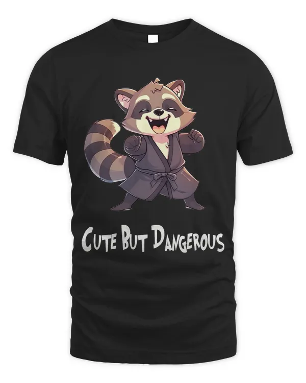 Cute But Dangerous Funny Raccoon Karate4 7