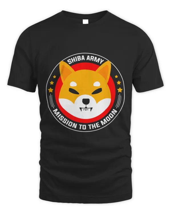 Dog Shiba Inu Army Mission to the Moon Crypto Token Coin