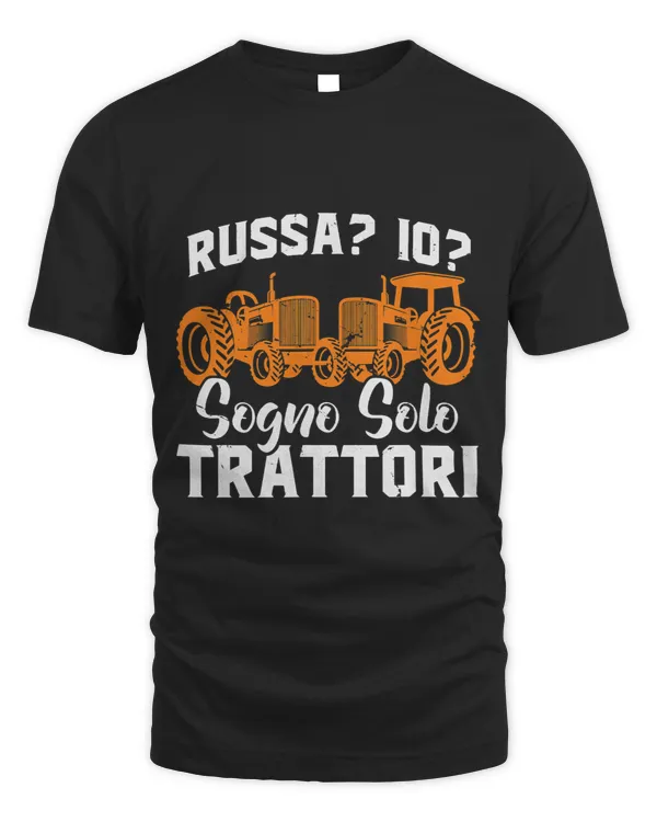Mens Russian Farmer Me Dream Only Tractors Tractor