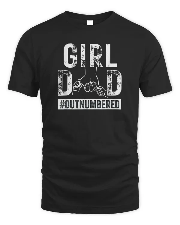 Girl Dad Outnumbered Fathers Day from Wife Daughter
