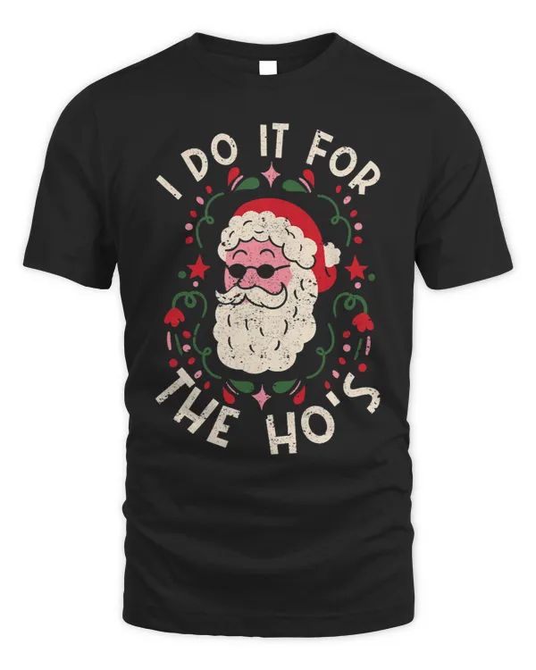 Funny Christmas Santa Cool Sun Glasses I Do It For The Hos 2