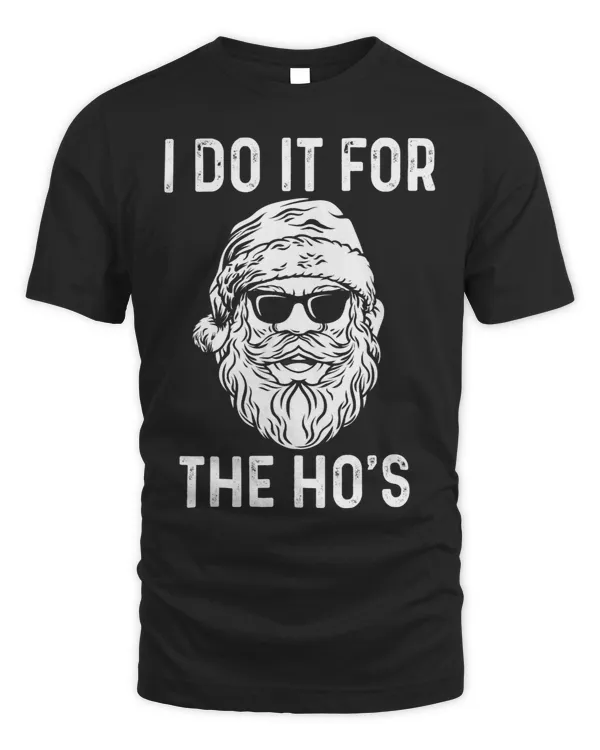 Funny Christmas Santa Cool Sun Glasses I Do It For The Hos