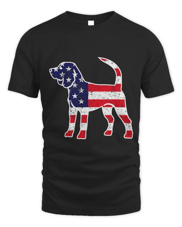 4th Of July Beagle Dog Graphic Patriotic USA American Flag