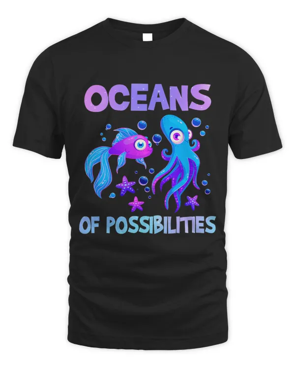 Book Reading Oceans of Possibilities Sea Animal Fish Summer Reading 2