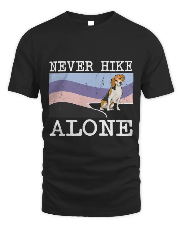 Never Hike Alone Beagle Dog Hiking 91