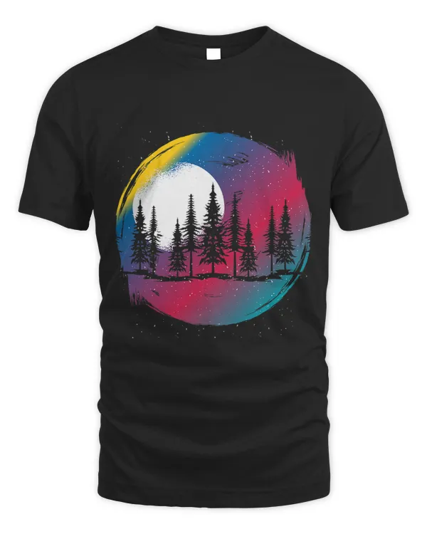 Outdoor Wildlife Moonlight Forest Full Moon Colorful Nature 1