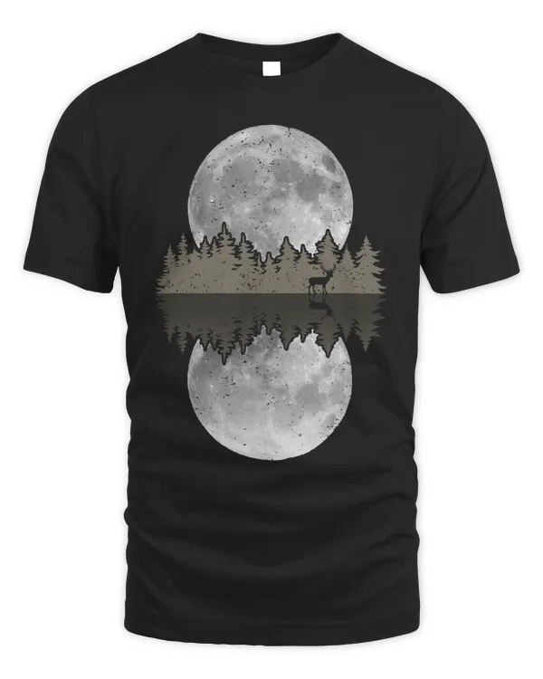 Outdoors Moon Forest Trees Nature Reflection Hiking
