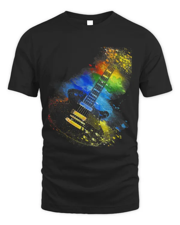 Guitarist Splash Electric Guitar