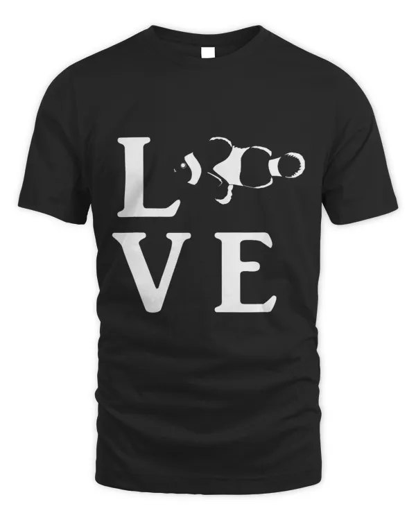 Love Clownfish Shirt Cute Fish Rescue Save Animal