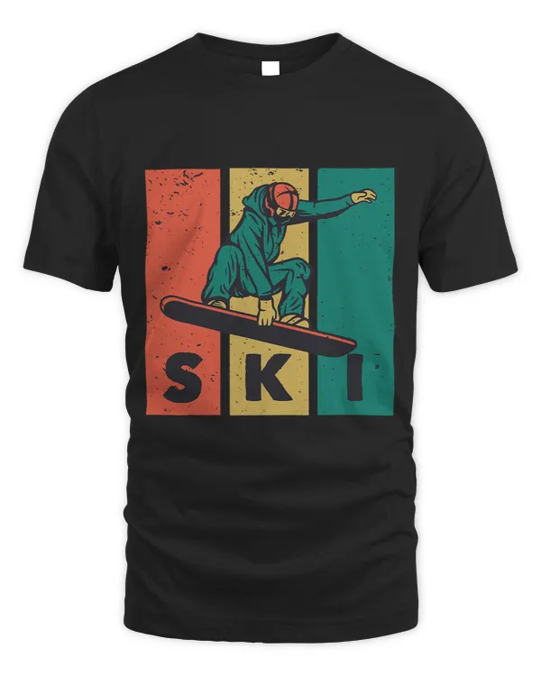 Skiing Ski Vintage Ski Jumping Skiing Snowboarding Essential