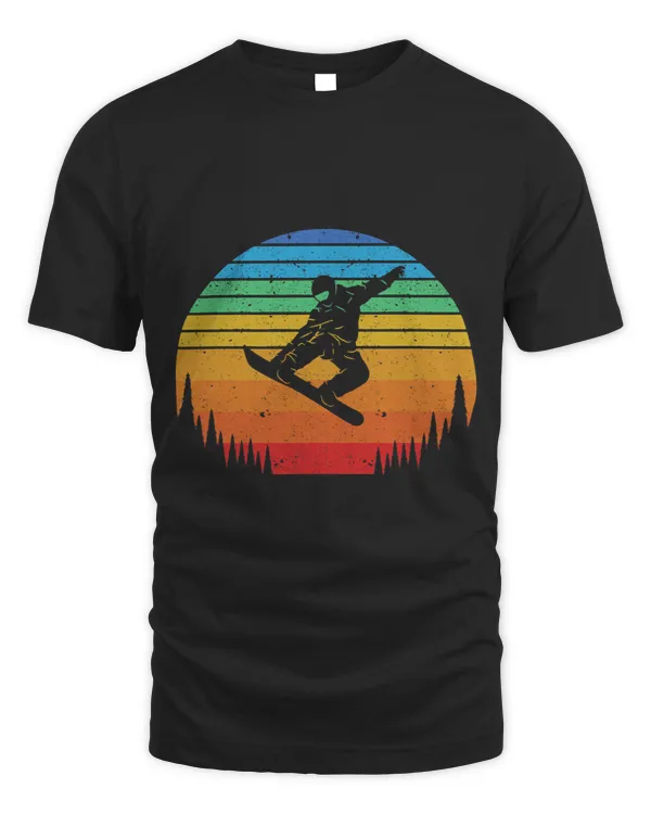 Skiing Ski Vintage Snowboarding Lovers Winter Sports Fan Snowboarder 1