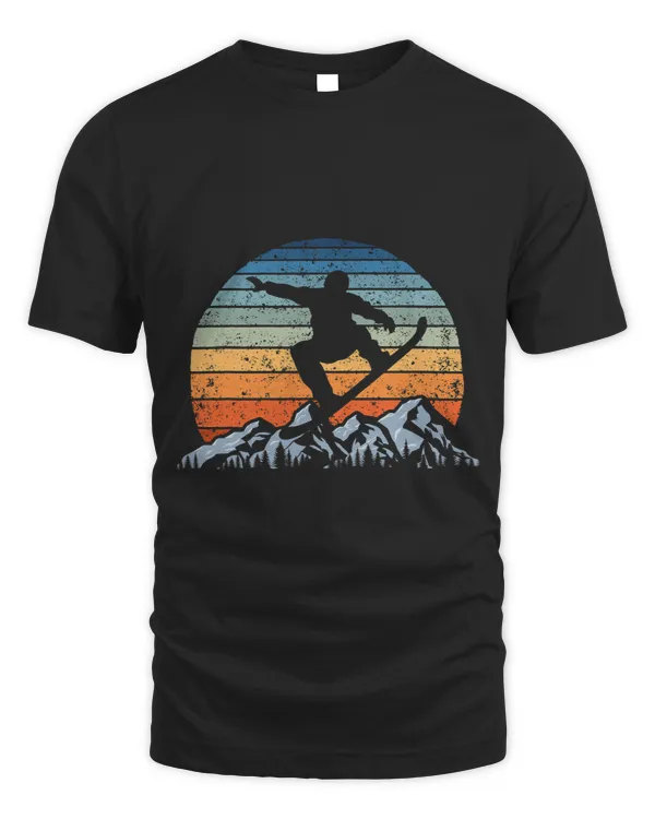 Skiing Ski Vintage Sunset Winter Sports Snowboard Snowboarding
