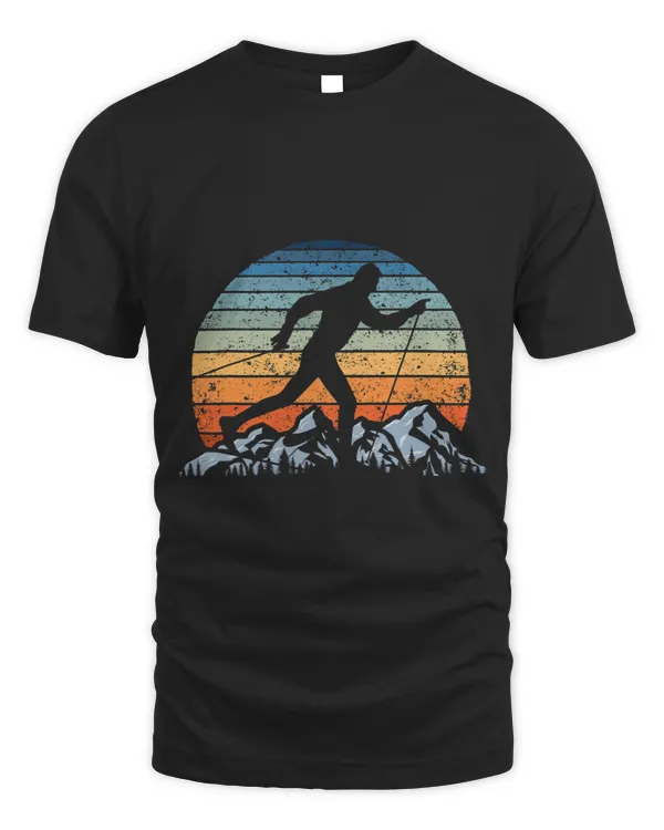 Skiing Ski Winter Sports Vintage Sunset CrossCountry Skiing