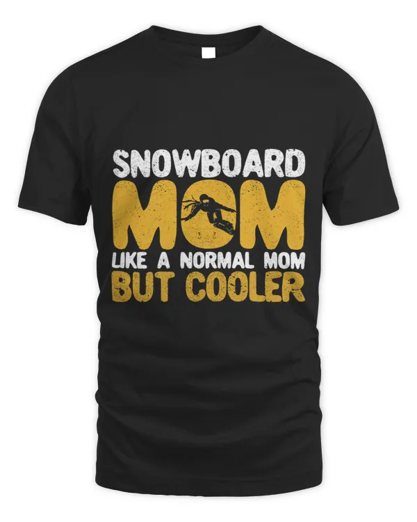 Skiing Ski Womens Snowboard Mom Funny Snowboarding Mum Mothers Day Boarders