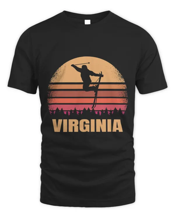 Skiing Ski Virginia Skier Vintage VA Skiing Ski Resort Retro 80s Gift