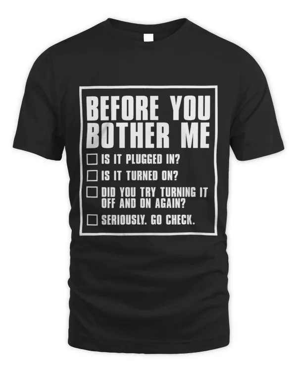 Sysadmin Gift Tech Support Checklist Before You Bother Me