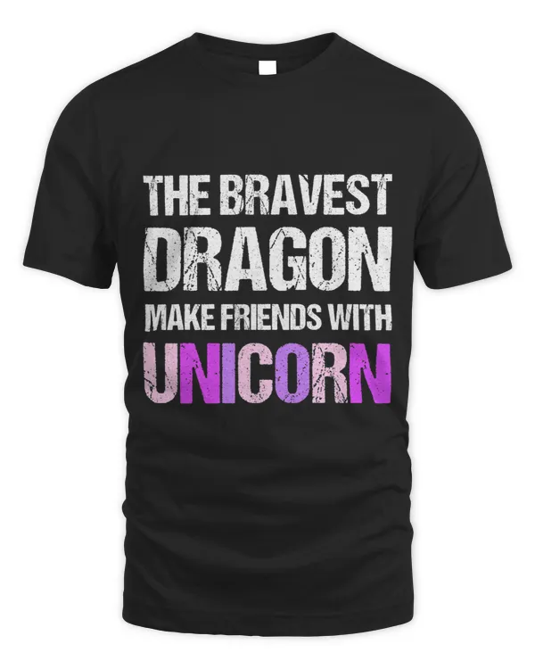 Dragons The Bravest Dragon Make Friends With Unicorn Dragon
