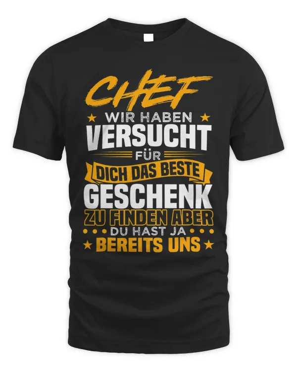 Mens Bester Chef Farewell Birthday Employee Saying Funny