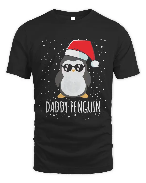 Mens Cool Dad Father Daddy Penguin Winter Christmas Santa Hat