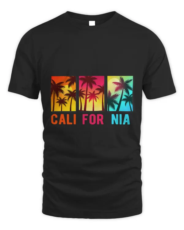 Surf Life Vintage California Beach Palm Tree Summer Vacation Surfing