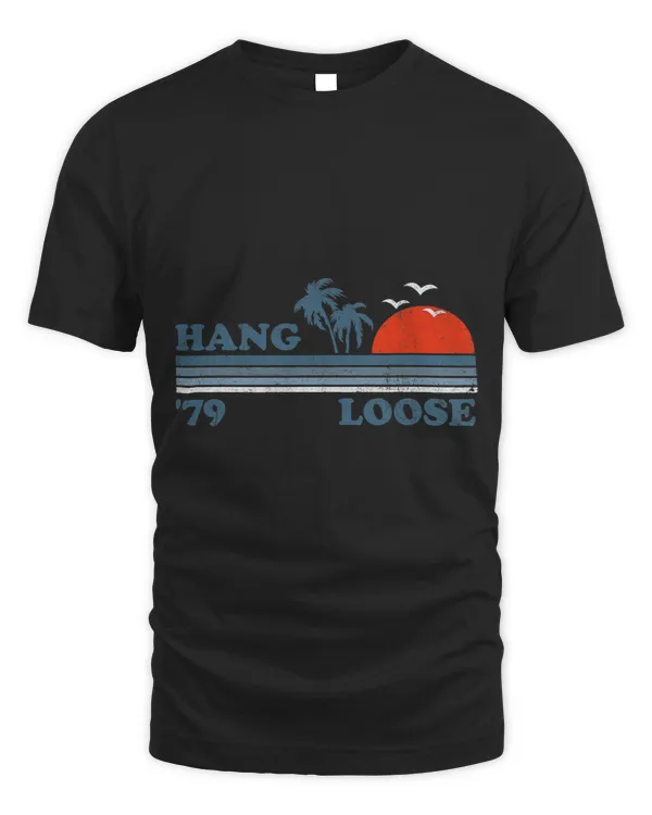 Surf Life Vintage Hang Loose Surfing Beach Retro Sunset Surf 70s Gift 1