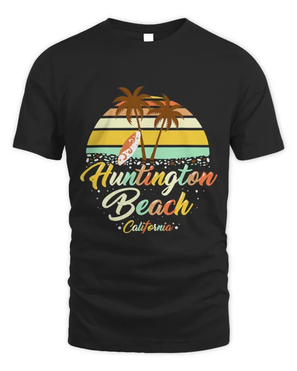 Surf Life Vintage Huntington Beach California Surfing Retro Surf Gift