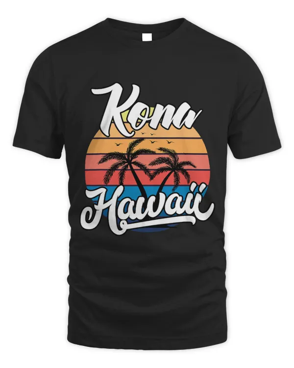 Surf Life Vintage kona Hawaii Beach Surf Surfing 70s 80s Surf Tee