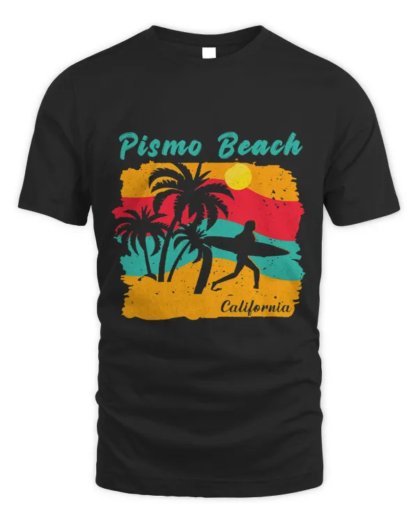 Surf Life Vintage Sunset Beach Surfing Pismo Beach California Summer