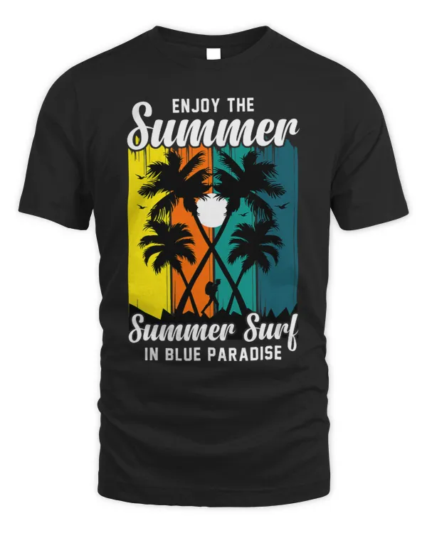 Surf Life Vintage Surfer Retro Surfing Beach Summer Vacation Aloha 14