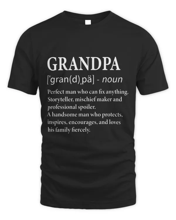 Mens Grandpa Definition 2Funny Grandfather