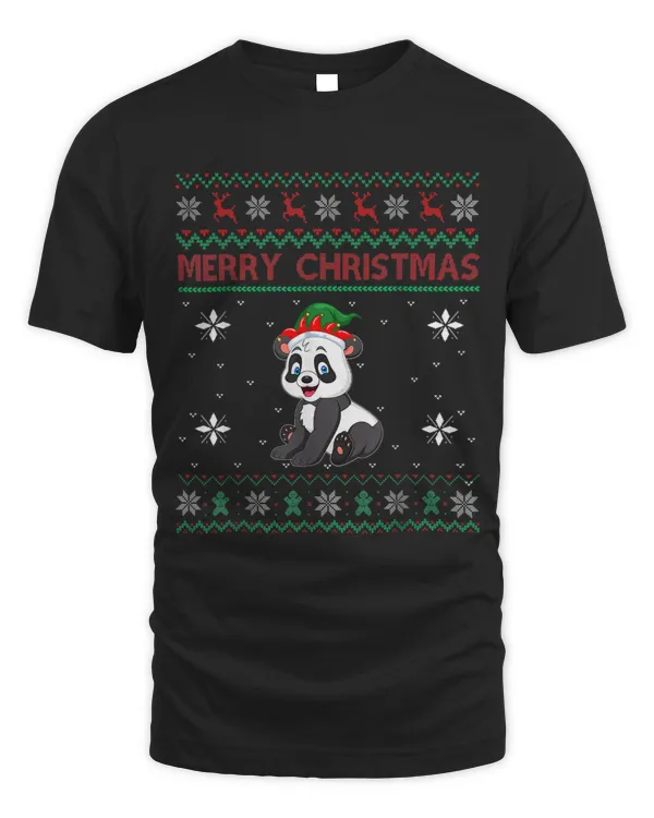 Panda Lover Women Girls Boys Ugly Christmas Sweater