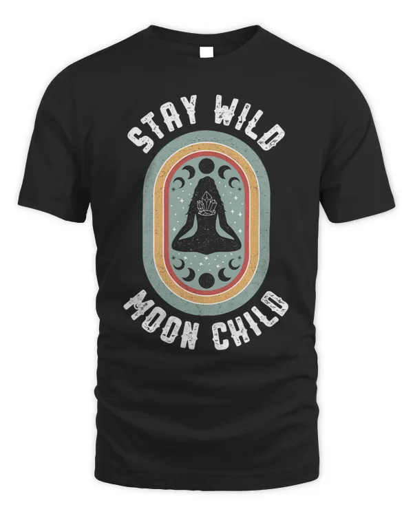 Stay Wild Moon Child Celestial Crystal Moon Phase Meditation