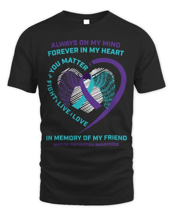 Semicolon In Memory Of Friend Suicide Prevention Awareness