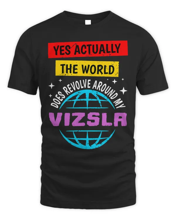 The World Revolves Around My Beagle Funny Dog Lover Humor