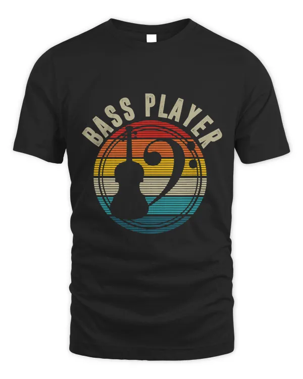 Guitarist Bass Guitar Player Vintage Bass Clef Gift for Bassist Guitar