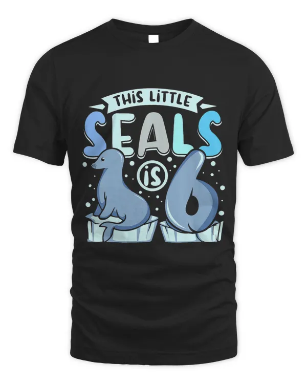 Kids 6 years old this little seal is 6th birthday