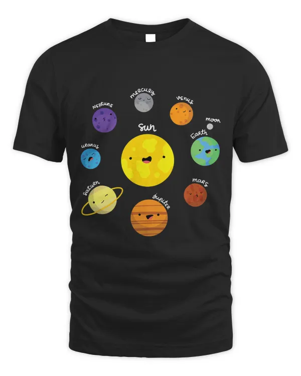Solar System Planets STEM Son Moon Earth Astronauts Jupiter