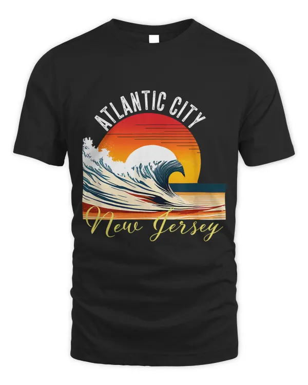 Retro Vintage Atlantic City Souvenir Apparel Atlantic City