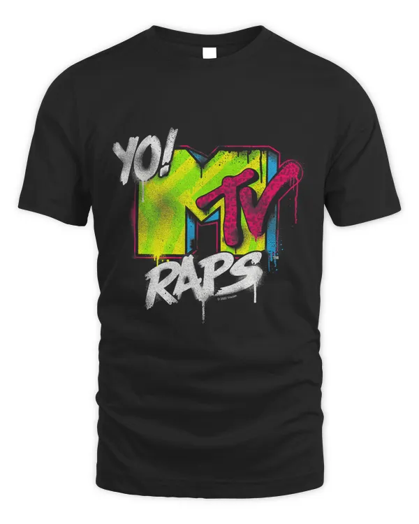 MTV Yo MTV Raps Vintage Spray Can Logo