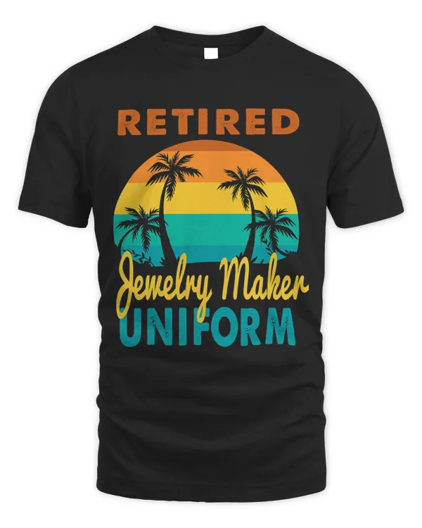 Retired Jewelry Maker Uniform Tropical Island Retirement