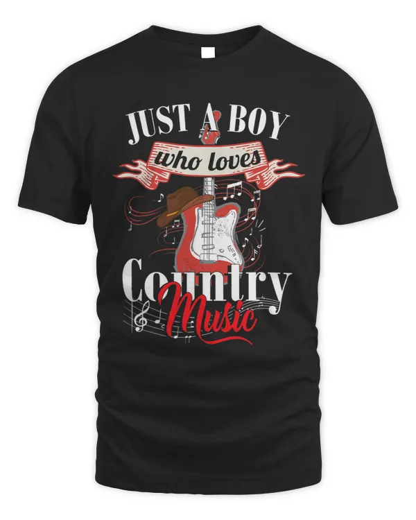 Guitarist Vintage Kids Music Western Lover Guitar Player Country Music Guitar