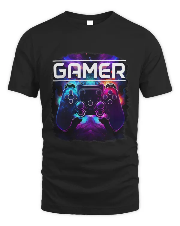 Paused My Game Streamer Abstract Fantasy Neon Controller 32