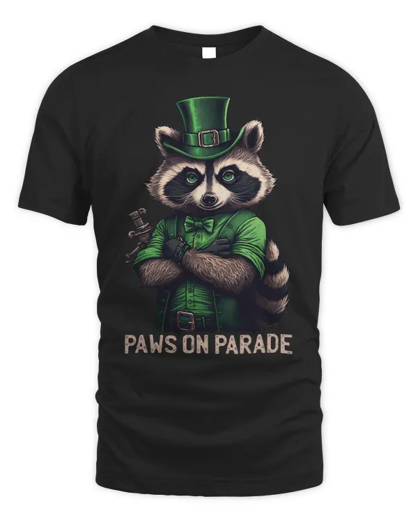 Paws on Parade Raccoon St. Patty