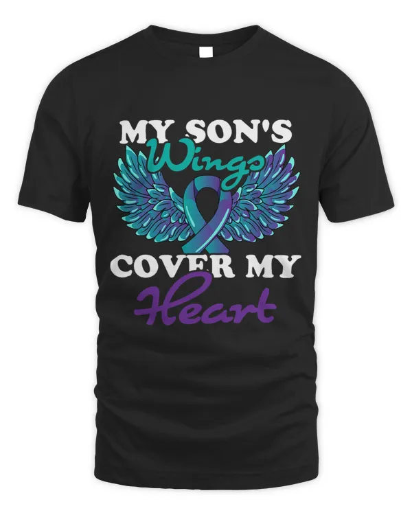 My Sons Wings Cover My Heart Suicide Prevention Awareness