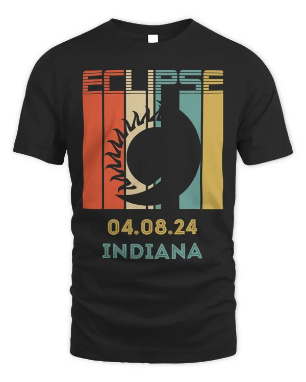 Vintage Sun Indiana Spring Total Solar Eclipse 04.08.24