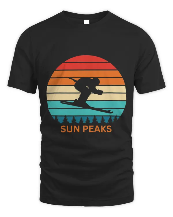 Vintage Sun Peaks Canada Ski Resort 80s 90s Retro