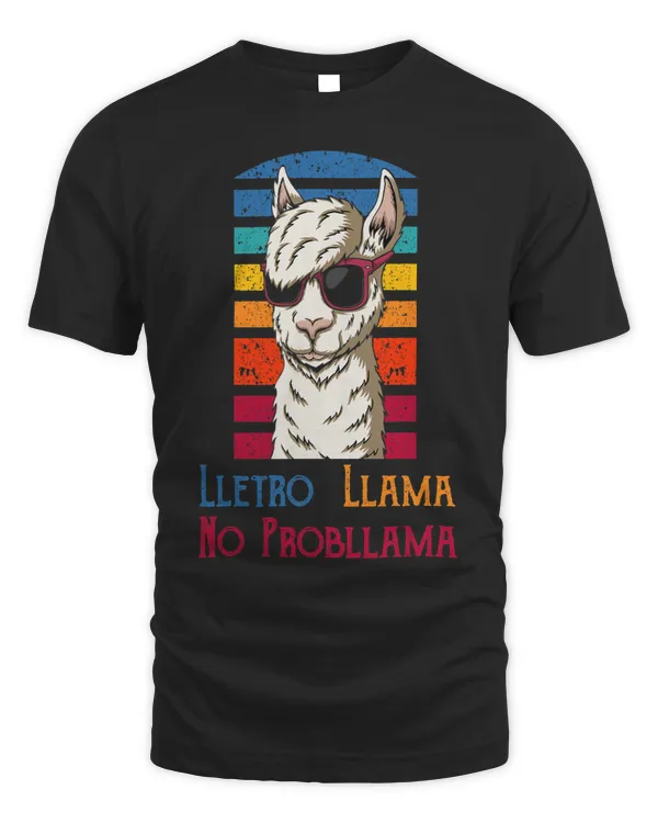 No Problama Shirt Funny Lama Alpaca