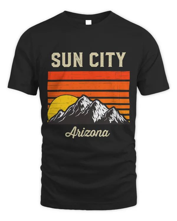 Sun City Arizona Retro Vintage City State USA Souvenir