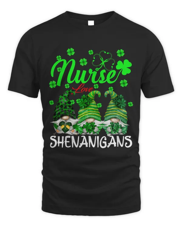 Nurses Love Shenanigans Nursing Gnomes St Patricks Day